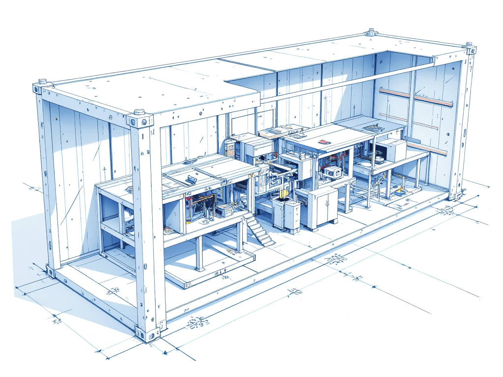 危廢暫存間分區布置圖